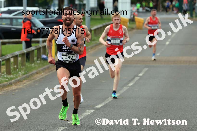 Clive Cookson 10k Road Race, 2024 Clive Cookson 10k Road Race, Whitley Bay.  Photo: David T. Hewitson/Sports for All Pics